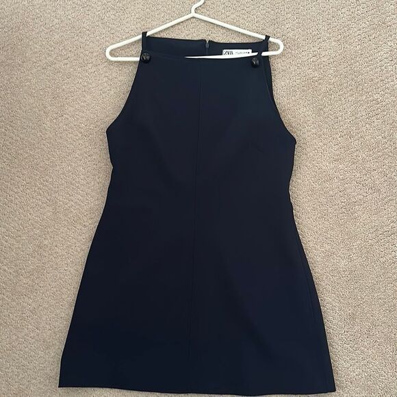 Zara navy dress - Picture 1 of 7